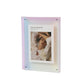Acrylic Photo Frame Double-Sided Clear Display with Screw Mount – 16x21cm - Green