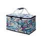 Foldable Picnic Basket Outdoor Camping Carrying Basket Portable Food Storage - Greenery