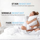 Silk Envelope Pillowcase Soft Satin Protective Cover for Bed Sleep Comfort - White
