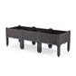 Outdoor Rectangular Balcony Vegetable Planter Box Garden Flower Planting