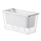 Balcony Vegetable Pot Planter Lazy Self Priming Flower Pot for Indoor Gardening - White