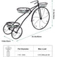 European Style Multi Layer Iron Bicycle Basket Flower Rack Outdoor Garden Decor