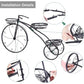 European Style Multi Layer Iron Bicycle Basket Flower Rack Outdoor Garden Decor