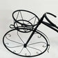 European Style Multi Layer Iron Bicycle Basket Flower Rack Outdoor Garden Decor