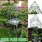 Iron Balcony Plant Stand Floor Rack Metal Garden Display Shelf Garden Decoration