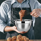 5-Bowl Nested Mixing Set with 5 Black Lids