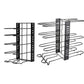 Multi-Layer Vertical Pot Lid Storage Rack Folding Kitchen Countertop Organizer - 8th-Floor