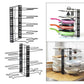 Multi-Layer Vertical Pot Lid Storage Rack Folding Kitchen Countertop Organizer - 8th-Floor