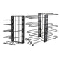 Multi-Layer Vertical Pot Lid Storage Rack Folding Kitchen Countertop Organizer - 8th-Floor
