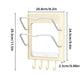 Wall Mounted Pot Lid Rack Multifunctional Household Storage Organizer Shelf