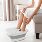 Foldable Foot Tub Portable Large Capacity Foot Basin for Home Bathroom Spa and Travel - Pink
