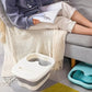 Foldable Foot Tub Portable Large Capacity Foot Basin for Home Bathroom Spa and Travel - Pink