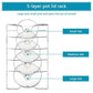 Pan Lid Holder Storage Rack Wall Mount Pot Cover Organizer Kitchen Accessories