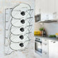Pan Lid Holder Storage Rack Wall Mount Pot Cover Organizer Kitchen Accessories