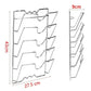 Pan Lid Holder Storage Rack Wall Mount Pot Cover Organizer Kitchen Accessories