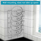 Pan Lid Holder Storage Rack Wall Mount Pot Cover Organizer Kitchen Accessories
