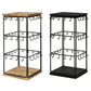Iron Desktop Earrings Display Organizer Jewellery Stand Holder for Home Storage - Black