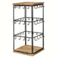 Iron Desktop Earrings Display Organizer Jewellery Stand Holder for Home Storage - Black