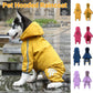Waterproof Four Corner Pet Raincoats In Large Medium And Small Sizes Are Suitable For Dogs - Blue - XXL