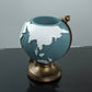 Globe Pen Holder Ornament Desktop Organizer Room Decoration Office Storage Stand