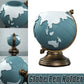 Globe Pen Holder Ornament Desktop Organizer Room Decoration Office Storage Stand