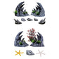 Aquarium Resin Dragon Stone Rock Decorative Ornaments Fish Tank Landscape - Dragon Valley 4