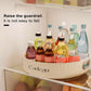 Kitchen Rotating Spice Rack Storage Organizer Multifunctional Round Tray Holder