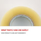 Clear Packing Tape 48mm x 100m for Carton Sealing 6 to 48 Rolls - 6 Rolls