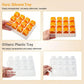 10pcs 12 Hole Nursery Pots Planting Box Reusable Easy to Clean Burrow Trays