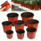20Pcs Plastic Plant Pots Nursery Garden Seedling Flower Growing Containers - BN210-20x17.3cm