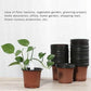20Pcs Plastic Plant Pots Nursery Garden Seedling Flower Growing Containers - BN210-20x17.3cm