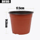 20Pcs Plastic Plant Pots Nursery Garden Seedling Flower Growing Containers - BN210-20x17.3cm