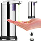 Automatic Soap Liquid Dispenser Handsfree Touchless IR Sensor Hand Wash Steel