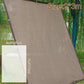 Breathable Sun Shade Sail Canopy Cover Curved Edge Patio Awning Outdoor Brown