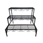 Metal Plant Stand 3 Tier Garden Shelf Flower Pot Rack Indoor Outdoor Display
