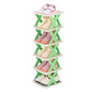 6/7 Tier Shoe Rack Space Saving Small Shoe Cabinet Storage Shelf Organizer - Blue-6 Layer
