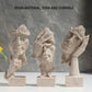 Resin Sculpture 3pcs Modern Office Desktop Art Decor Ornament Home Decoration