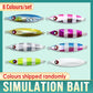 Fishing Lure Bait Set 8pcs Conical Boat Tackle Artificial Hard Bait Accessories - 100g
