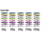 Fishing Lure Bait Set 8pcs Conical Boat Tackle Artificial Hard Bait Accessories - 120g