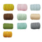 Chunky Arm Wool Yarn Knitted Soft Woolen Yarn Hand Washable Knitted Yarn for Bed - Grey