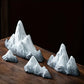 Snow Mountain Small Ornament Aquarium Decor Resin for Fish Tank Terrarium DIY