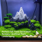 Snow Mountain Small Ornament Aquarium Decor Resin for Fish Tank Terrarium DIY