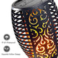 4pcs LED Solar Flickering Flame Torch Lights Outdoor Garden Path Landscape Lamps