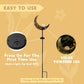 Solar Lights LED Garden Decor Outdoor Path Lights Lawn Light Lantern Lamp - 1X Moon