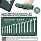 14 Piece Metric Combination Spanner Set with Roll Bag 8mm to 24mm Heavy Duty
