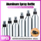 10pcs Travel Size Refillable Aluminum Spray Bottles Toner Cleaning Solution Mist - 10pcs-150ml