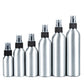 10pcs Travel Size Refillable Aluminum Spray Bottles Toner Cleaning Solution Mist - 10pcs-150ml