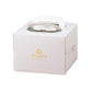 30PCS White Portable Cake Boxes Display Window Packing Case Party with Handle Birthday - 12 inch