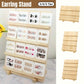 Wooden Earrings Display Rack Multi Tier Jewelry Stand Organizer Earrings Holder - 3-Tier