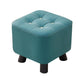 Small Stool Household Sofa Stool Shoes Changing Low Seat for Bedroom and Living - Green